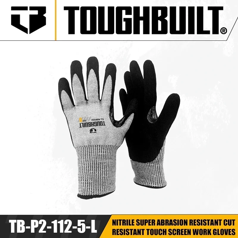 TOUGHBUILT TB-P2-112-5-L/S/M R – Nitrile Mechanic Glove recenzja i cena
