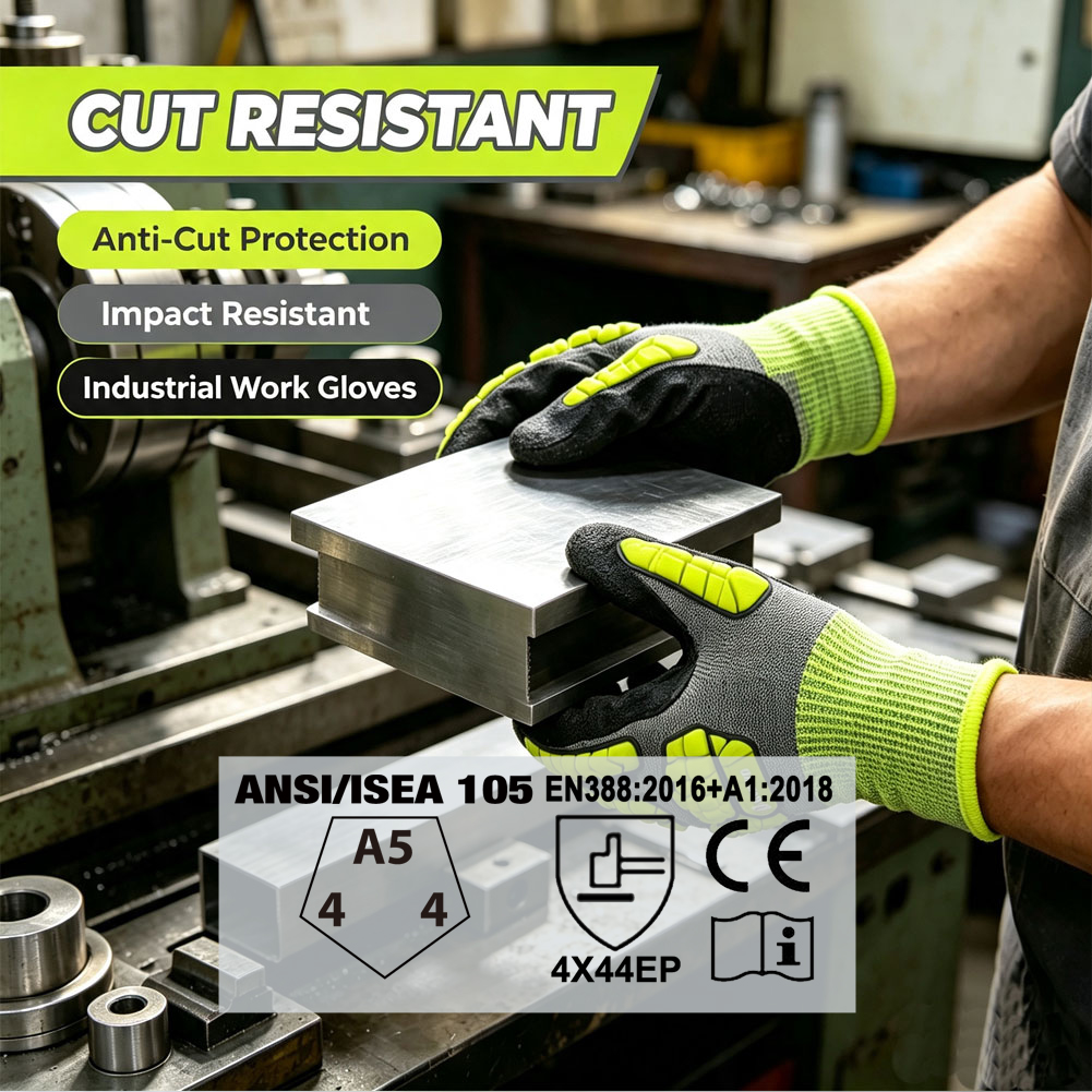 Rękawice robocze ochronne ANSI – Work Glove Impact recenzja i cena