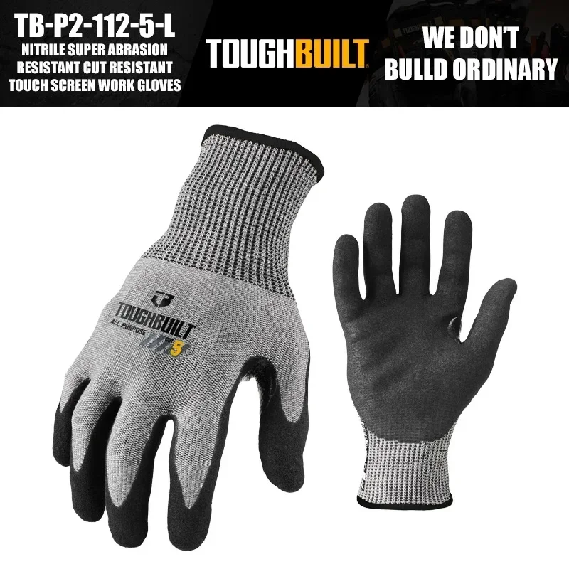 Rękawice robocze ToughBuilt TB – Nitrile Mechanic Glove recenzja i cena